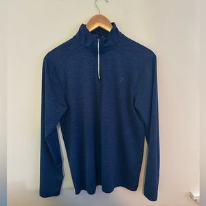 Men’s Small Navy Blue Old Navy Lightweight Activewear 1/4 Zip Jacket